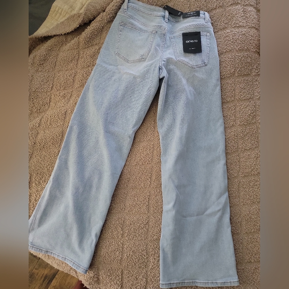 Oneso Wide Leg Jean | Light Blue | Size 30 - Picture 4 of 9